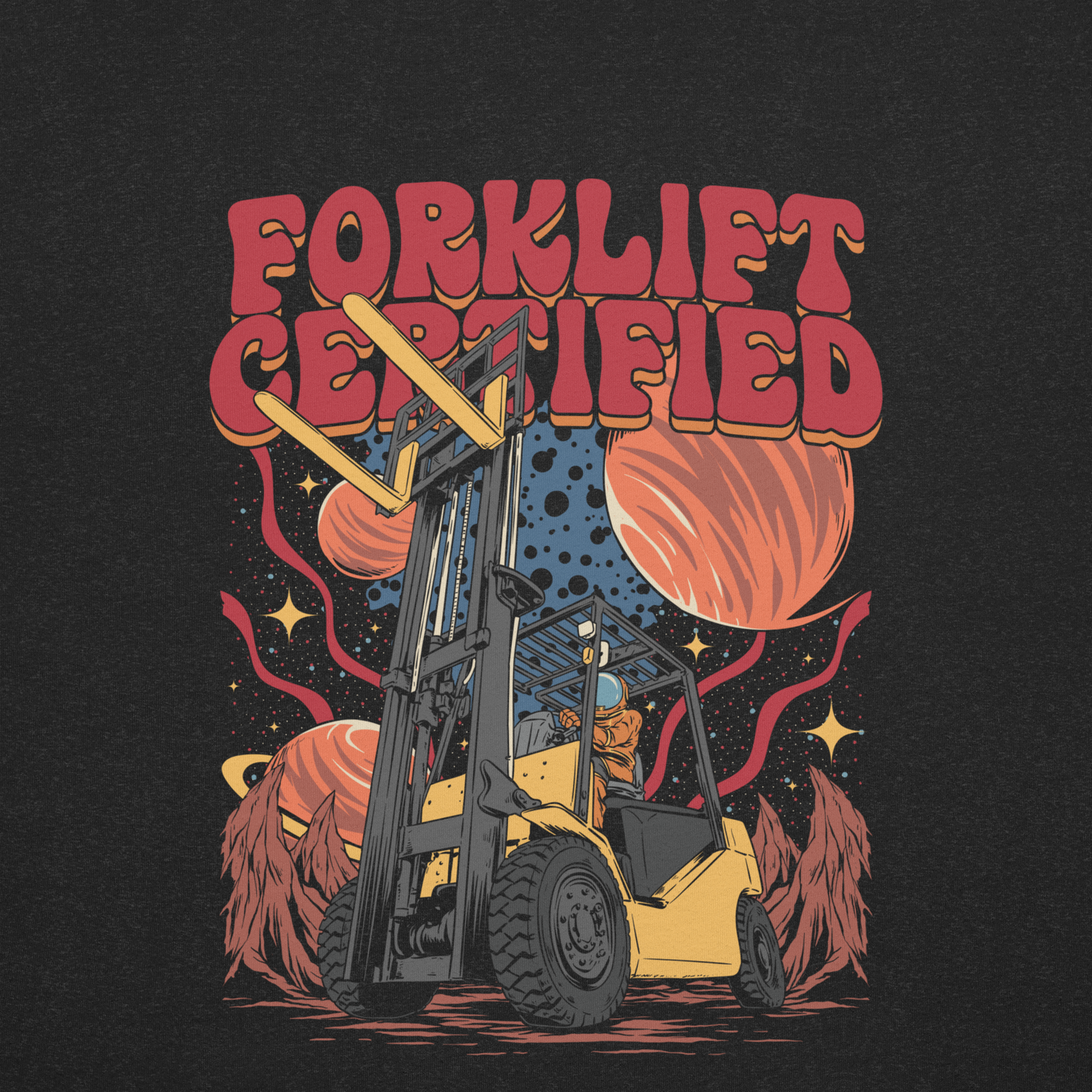 Astronaut Forklift - Back Design